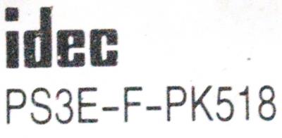 IDEC PS3E-F-PK518 label image