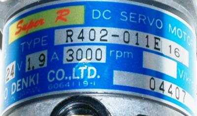 Sanyo Denki R402-011E16 label image
