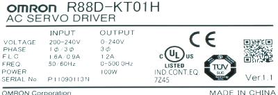 Omron R88D-KT01H label image