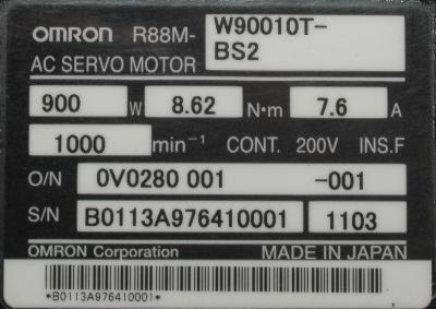 Omron R88M-W90010T-BS2 label image