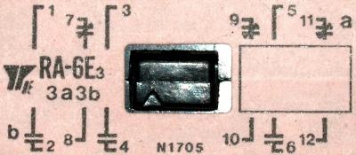 Yaskawa RA-6E3-3A3B-200V label image