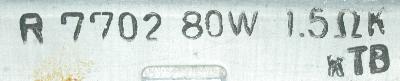 Japan Resistor Mfg Co RES-1.5-OHM-80W-150-35-20 label image