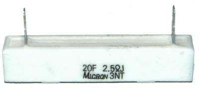 Micron Technology RES-2.5-OHM-20W-64-12-12 label image