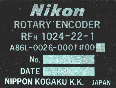 Nikon RFH1024-22-1 label image