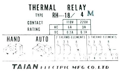 TAIAN RH-18-4M label image