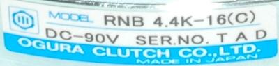 OGURA Clutch Co RNB4.4K-16-C label image