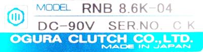 OGURA Clutch Co RNB8.6K-04-D label image