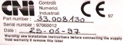 CNI ROV322-NC481 label image