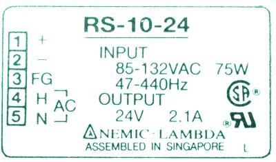 Nemic Lambda RS-10-24 label image
