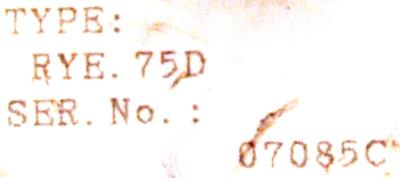 Fuji RYE.75D label image