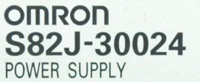 Omron S82J-30024 label image
