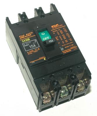 New Refurbished Exchange Repair  Fuji Circuit Breaker SA33B-15A Precision Zone