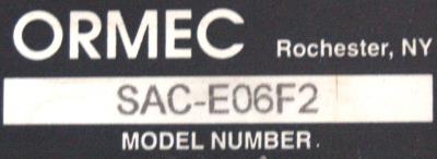 Ormec SAC-E06F2 label image