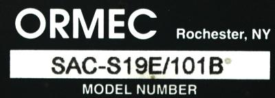 Ormec SAC-S19E-101B label image