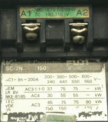 Fuji SC-7N-100-127V label image