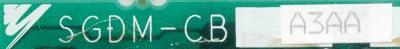 Yaskawa SGDM-CBA3AA label image