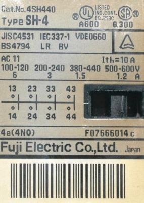 Fuji SH-4-100-110V label image