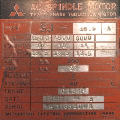 Mitsubishi SJ-18.5A label image