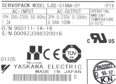 Yaskawa SJDE-01APA-OY label image