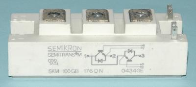 Semikron SKM100GB176DN front image