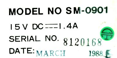 Siemens SM-0901 label image