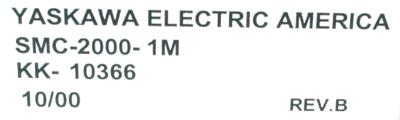 Yaskawa SMC-2000-1M label image