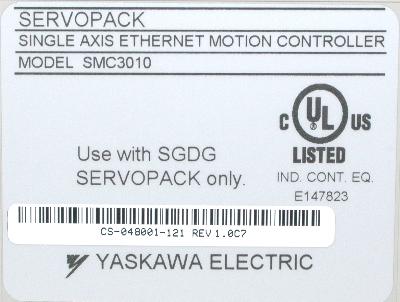 Yaskawa SMC3010 label image