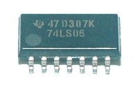 Texas Instruments SN74LS06 front image