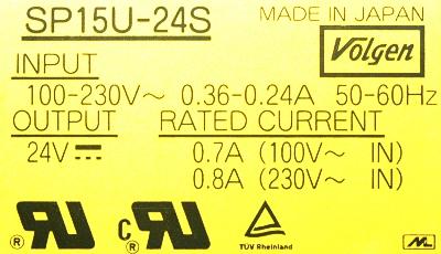 Volgen SP15U-24S label image