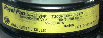 Toyo Fan T300P54H-3-5TP label image