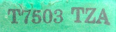 Yaskawa T7503 label image