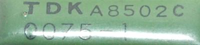 TDK TDKA8502C label image