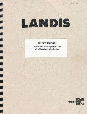 LANDIS TIS-800-16-02 front image