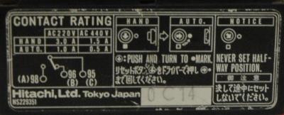 Hitachi, Ltd TR10-1E-RC1.2A label image