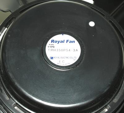 Royal Electric Co TRH350P54-3A label image