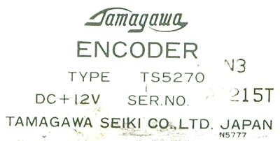 Tamagawa Seiki TS5270 label image