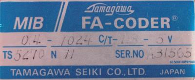 Tamagawa Seiki TS5270N11 label image