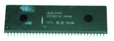 Intel U87C196MC front image