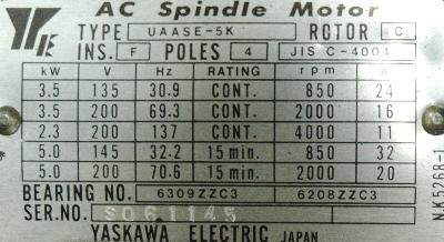 Yaskawa UAASE-5K label image