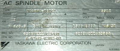 Yaskawa UAASKA-08DZ1 label image