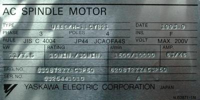 Yaskawa UAASKH-11CYB21 label image