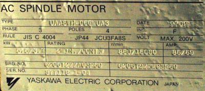 Yaskawa UAASWH-06CMUA3 label image