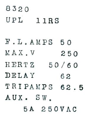SANKEN ELECTRIC UPL11RS label image
