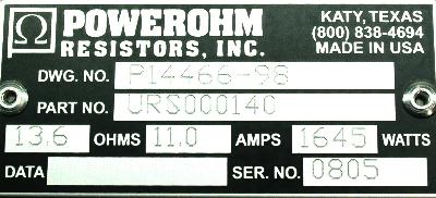Yaskawa URS000140 label image