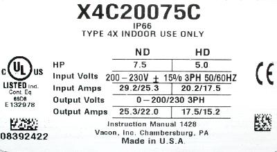 TB Woods X4C20075C label image