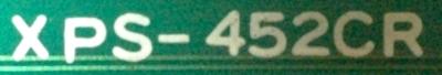 Matsushita XPS-452CR label image