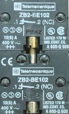 Telemecanique ZB2-BE102 label image