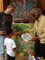 Sam Bloom visit Ashley Brown
