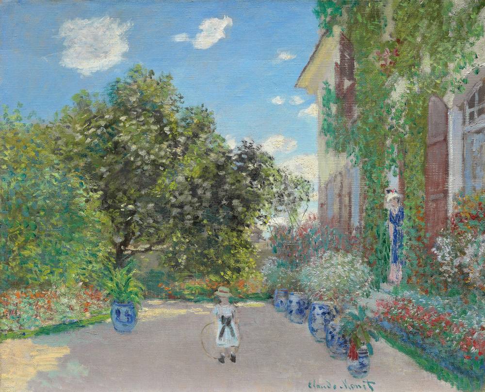 The Artist's House at Argenteuil Painting by Monet Poster Print, Imagekind - Picture 7 of 15
