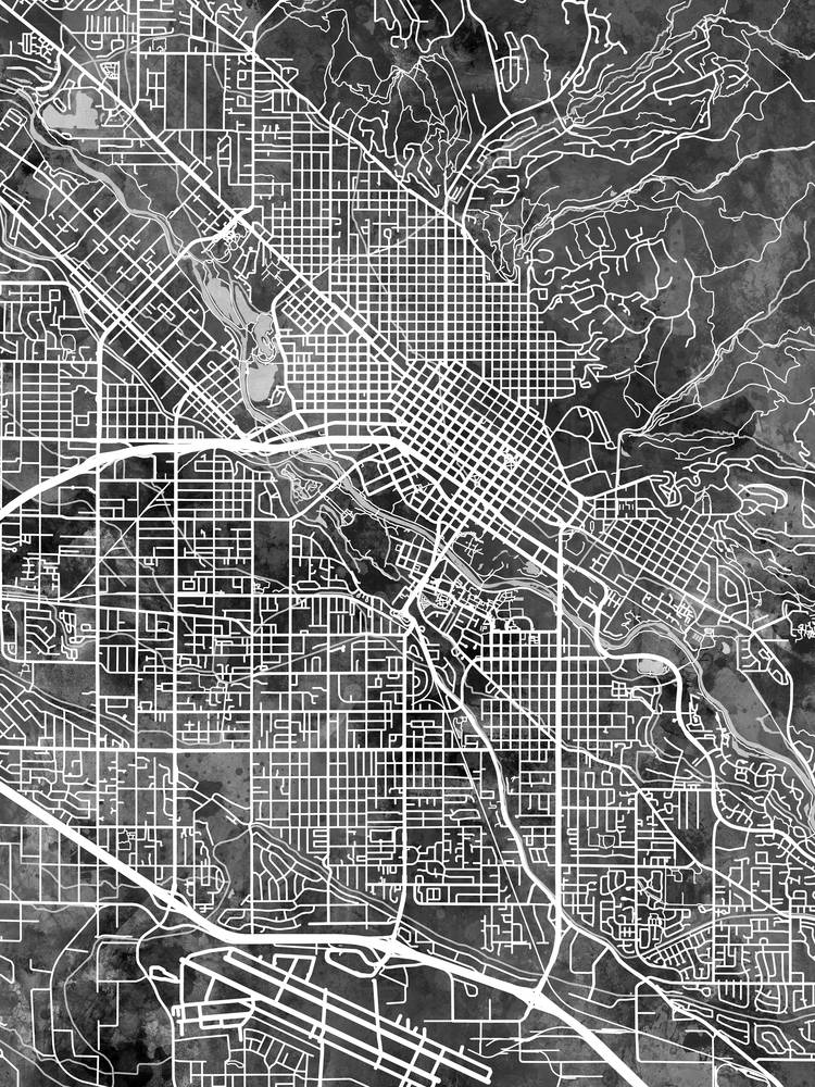 Poster - Boise Map, Modern Abstract City Streets, 4 Sizes - Picture 7 of 25